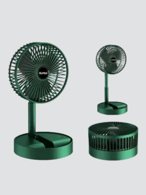 Katlanabilir Mini Fan – 3 Kademeli Soğutma, Şarjlı