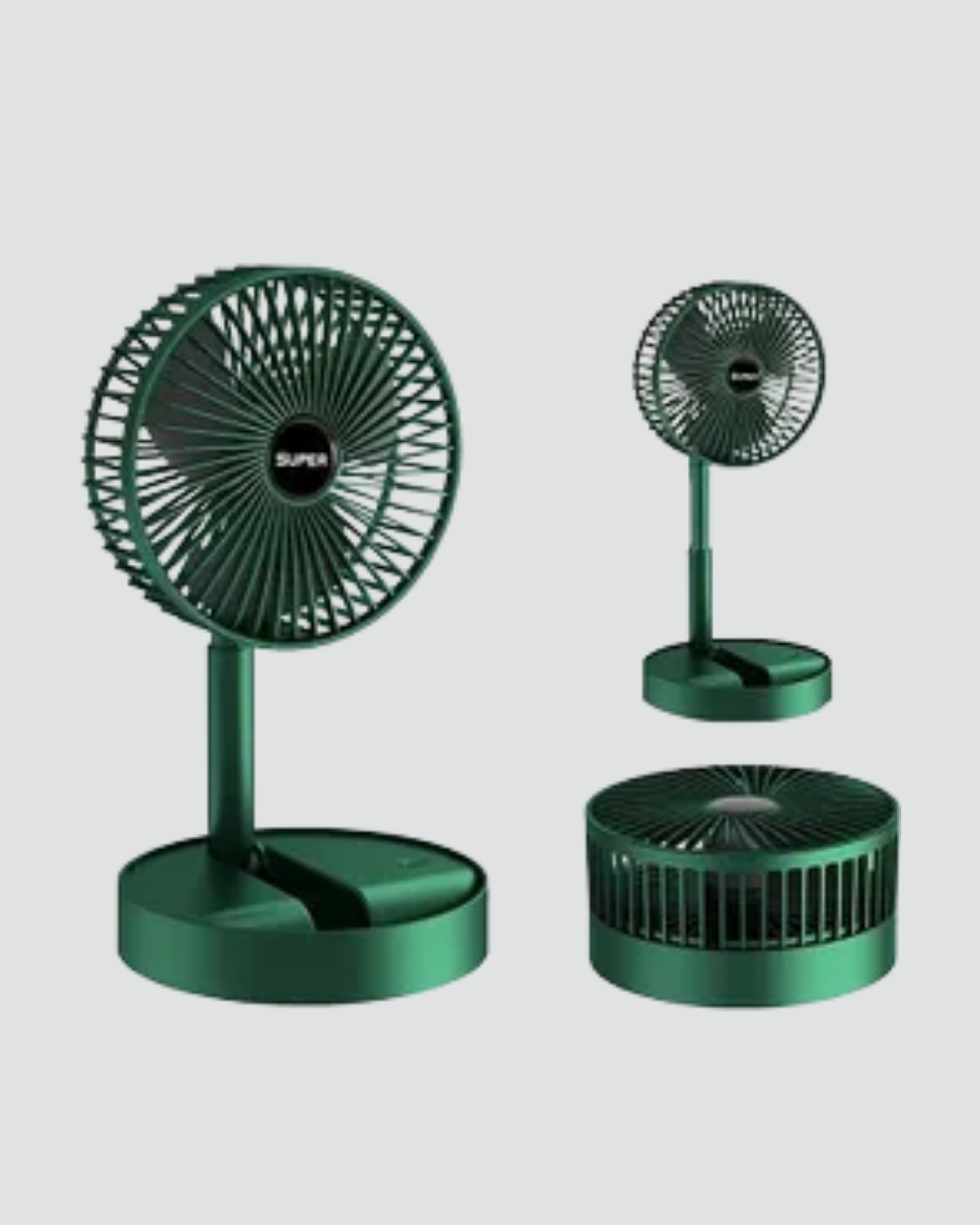 1238911_4-153.png Katlanabilir Mini Fan – 3 Kademeli Soğutma, Şarjlı - Görsel 1