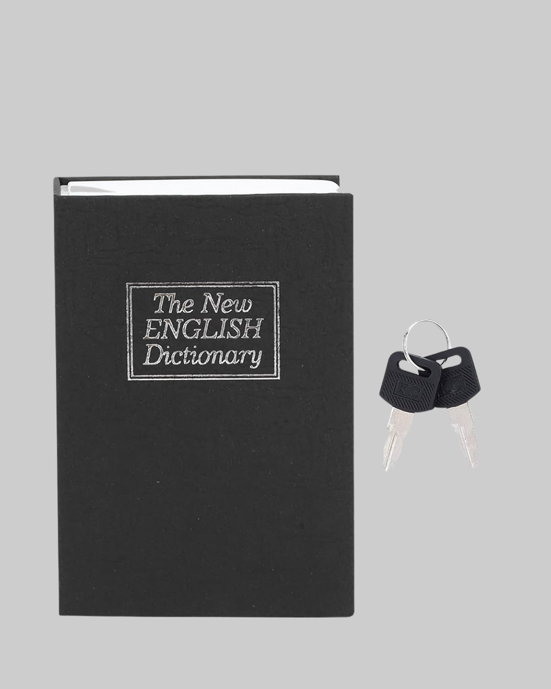 1238915_7-183.png Sözlük Görünümlü Gizli Kitap Kasa – Anahtarlı Metal İç Kasa, Kompakt Boyut, Şık ve Güvenli Tasarım - Görsel 1