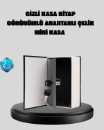 Anahtarlı Gizli Kitap Kasa – Metal İç Yapı, Kamuflajlı Sözlük Tasarım - Görsel 5