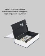 Anahtarlı Gizli Kitap Kasa – Metal İç Yapı, Kamuflajlı Sözlük Tasarım - Görsel 2