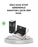 Gizli Kitap Kasa – Metal Gövdeli, Anahtarlı - Görsel 5