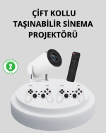 Wi-Fi 6 ve Bluetooth 5.0 Destekli 4K Akıllı Projeksiyon Cihazı - Görsel 5