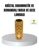 Kristal RGB LED’li Kumandalı Masa ve Gece Lambası – Renkli Işık Modlarıyla Şık Dekoratif Aydınlatma - Görsel 5