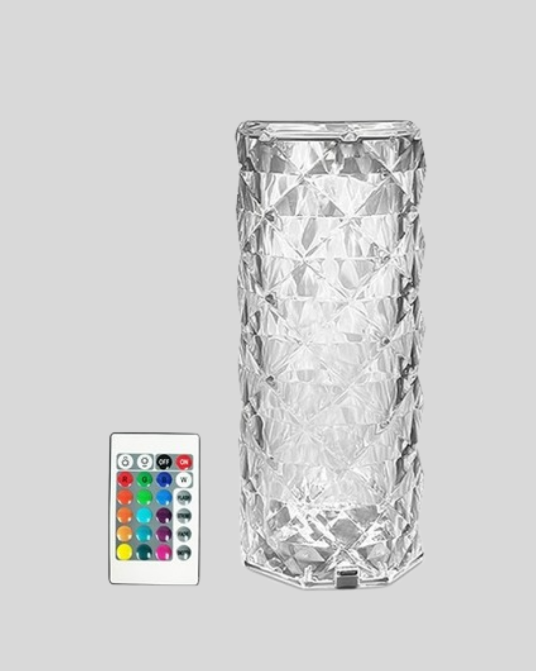 1238980_4-155.png Kristal RGB LED’li Kumandalı Masa ve Gece Lambası – Renkli Işık Modlarıyla Şık Dekoratif Aydınlatma - Görsel 1