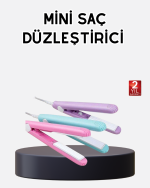 Seyahat Tipi Mini Saç Düzleştirici – Seramik Kaplama, Hızlı Isınma, Kompakt Tasarım - Görsel 5