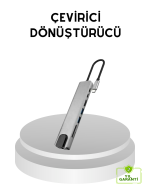 Dönüştürücü Hub – Kompakt, Dayanıklı ve Yüksek Hızlı Bağlantı - Görsel 5
