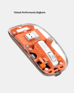 Çift Modlu Kablosuz Bluetooth 5.0 + 2.4GHz Mouse – 3 Cihaz Bağlantılı, Hızlı Geçiş Düğmeli - Görsel 3