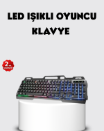RGB Aydınlatmalı Klavye Mouse Seti – USB Bağlantılı, Türkçe Q, Ayarlanabilir DPI, Ergonomik Yapı - Görsel 5