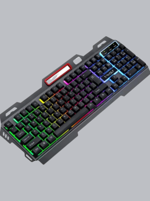 RGB Aydınlatmalı Klavye Mouse Seti – USB Bağlantılı, Türkçe Q, Ayarlanabilir DPI, Ergonomik Yapı