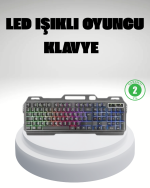 RGB Işıklı Oyuncu Klavye Mouse Seti – Türkçe Q, Ayarlanabilir DPI, Ergonomik ve Dayanıklı Tasarım - Görsel 5