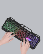 RGB Işıklı Oyuncu Klavye Mouse Seti – Türkçe Q, Ayarlanabilir DPI, Ergonomik ve Dayanıklı Tasarım - Görsel 2
