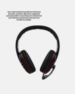 Rahat ve Dayanıklı Mikrofonlu Oyun Kulaklığı – Stereo Ses, Ayarlanabilir Kafa Bandı - Görsel 4