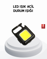 Mini 800 Lümen LED El Feneri – USB Şarjlı, 3 Kademeli Işık, Şişe Açacaklı Taşınabilir Tasarım - Görsel 5