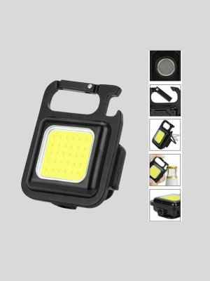 Süper Parlak 800 Lümen LED Fener – USB Şarjlı, 3 Işık Modlu, Mini Taşınabilir ve Anahtarlık Tipi