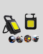 Süper Parlak 800 Lümen LED Fener – USB Şarjlı, 3 Işık Modlu, Mini Taşınabilir ve Anahtarlık Tipi - Görsel 3