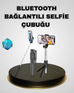 Bluetooth Selfie Çubuğu – Kablosuz, Hafif ve Yüksek Çözünürlüklü Çekim İçin - Görsel 5