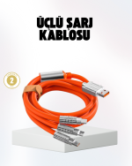 Hızlı Şarj Uyumlu Şarj Kablosu – Esnek Yapı, Güçlü Bağlantı, Yüksek Performans - Görsel 5