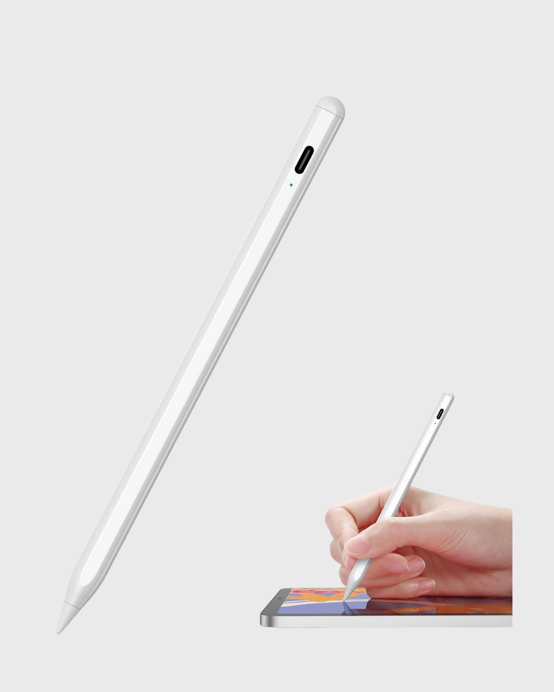 1239099_4-215.png Akıllı Dokunmatik Kalem – Type-C Şarjlı, Manyetik, Apple Pencil Alternatifi Stylus Pen - Görsel 1