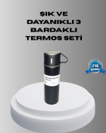500 ml Vakumlu Termos – Çift Kat Paslanmaz Çelik, Sızdırmaz Kapağıyla Sıcak ve Soğuk İçeceklere Özel - Görsel 5