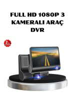Full HD Araç Kamerası 3’lü 4.0” Ekranlı ve HDR Gece Görüşlü - Görsel 5