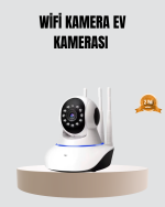 HD IP Kamera – Gece Görüşlü, Hareket Sensörlü, Mobil Takip ve Çift Yönlü Ses - Görsel 5
