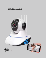 Full HD Akıllı IP Kamera – Gece Görüşlü, Hareket Sensörlü, Çift Yönlü Ses ve Online Kayıt Özellikli - Görsel 2