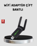 1200 Mbps Dual Band WiFi Adaptör – 5.8G & 2.4G Çift Antenli - Görsel 5