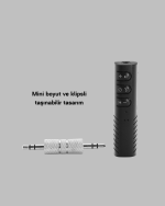 Bluetooth 4.1 Müzik Alıcısı 3.5mm Aux Girişli Mini Kablosuz Adaptör - Görsel 3