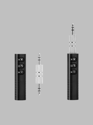 Mini Bluetooth Ses Alıcısı 3.5mm Girişli Kablosuz Müzik Adaptörü
