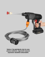 Taşınabilir Akülü Araba Yıkama Makinesi 1.7 MPa Basınçlı ve Ergonomik Tasarımlı - Görsel 3