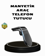 360° Dönebilen Manyetik Araç Telefon Tutucu Sarsıntısız ve Şık Tasarımlı - Görsel 5