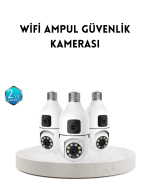 Ampul Tipi WiFi Kamera 2MP Lensli Full HD Görüntü ve Akıllı Hareket Algılama - Görsel 5