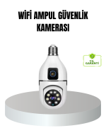 WiFi Ampul Güvenlik Kamerası 1080P Full HD Gece Görüşlü ve Hareket Algılamalı - Görsel 5