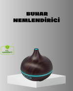 Aromaterapi Difüzörü 550 ml Ultrasonik Nemlendirici Otomatik Kapanma Özellikli - Görsel 4