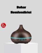 550 ml Büyük Su Hazneli Ultrasonik Nemlendirici ve Aromaterapi Difüzörü - Görsel 4