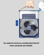 Turbo Teknolojili Ayarlanabilir Sessiz Masa ve Ofis Fanı - Görsel 2