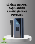 Dijital Ekranlı Kablosuz Hava Pompası LED Işıklı 12V 80W - Görsel 5