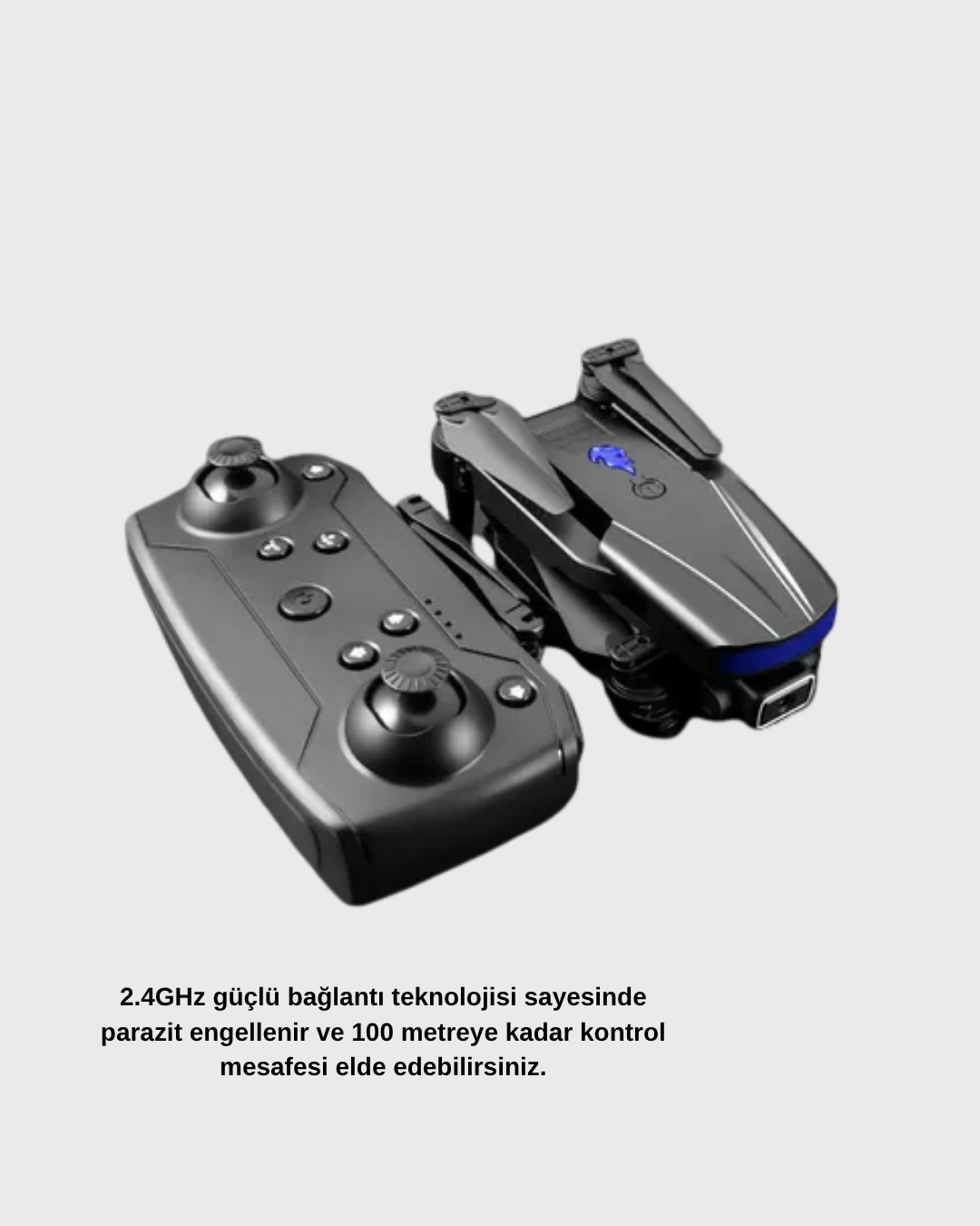 1239262_4-31.png 4K Katlanabilir Drone Uzaktan Kontrollü Wi-Fi Görüntü Aktarımlı - Görsel 1