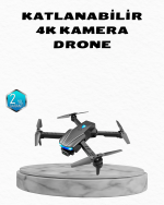 4K Kamera Özellikli Katlanabilir Drone Wi-Fi ve Yükseklik Sabitlemeli - Görsel 5