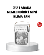 USB Bağlantılı Taşınabilir Mini Klima Fan 500ML Su Hazneli ve Sessiz Çalışma - Görsel 5