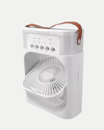 3’ü 1 Arada Mini Klima Fan USB Şarjlı, 7 Renk Gece Lambalı ve Nemlendirici - Görsel 3