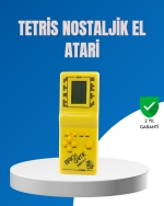 Mini Tetris El Aterisi – Taşınabilir Retro Oyun Konsolu, Pil ile Çalışan Klasik Model - Görsel 5