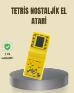 Taşınabilir Tetris Oyunu El Konsolu – Dayanıklı Plastik, Pil ile Çalışan Retro Oyun Aleti - Görsel 5