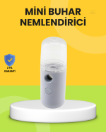 Kablosuz Şarjlı Buharlı Nemlendirici – Enerji Tasarruflu Taşınabilir Cilt Bakım Cihazı - Görsel 5