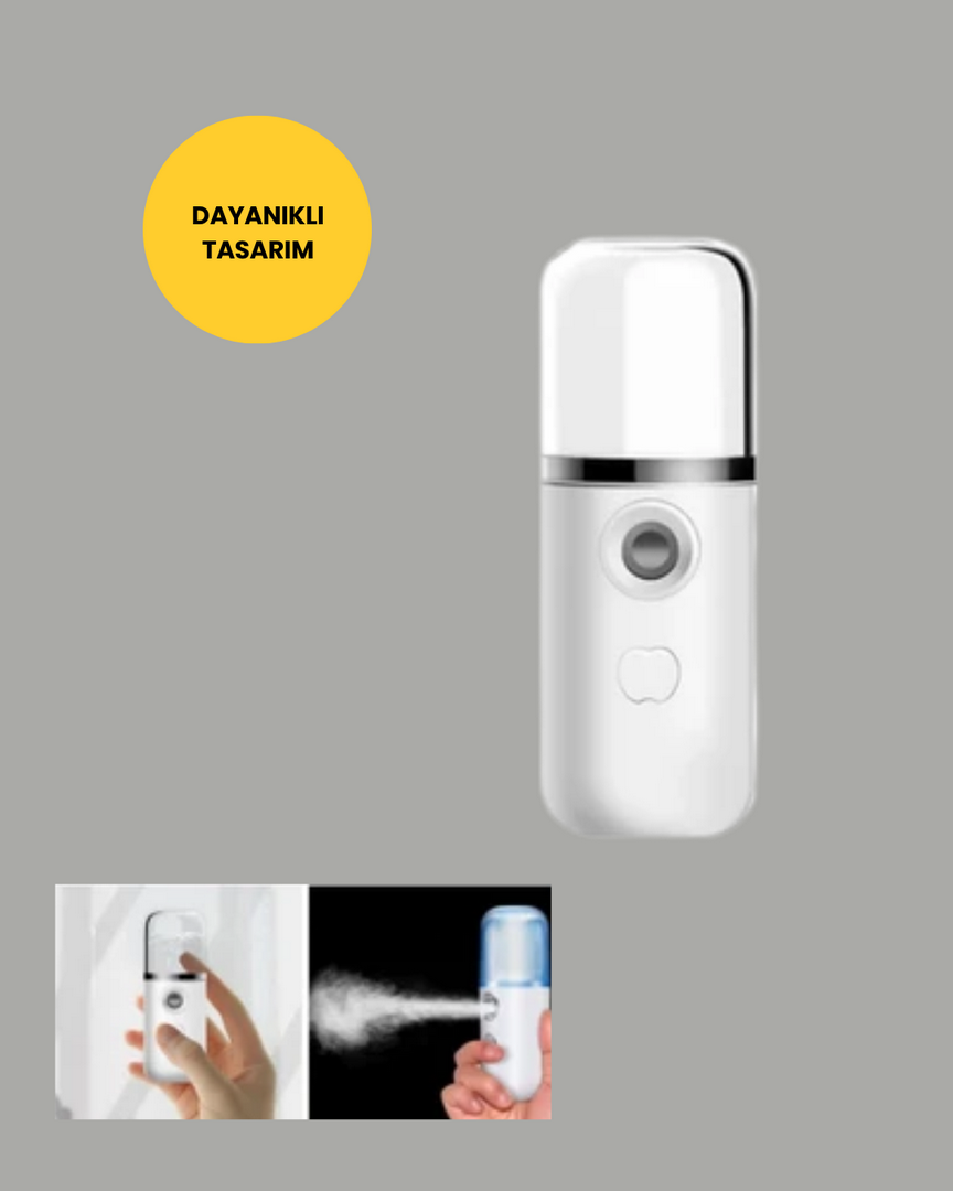 1239800_7-67.png Kablosuz Şarjlı Buharlı Nemlendirici – Enerji Tasarruflu Taşınabilir Cilt Bakım Cihazı - Görsel 1