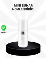 Kablosuz Şarjlı Mini Buhar Nemlendirici – Cilt ve Ortam İçin Taşınabilir Akıllı Cihaz - Görsel 5