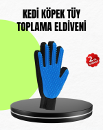 Evcil Hayvan Bakım Eldiveni – Masaj ve Tüy Toplama Özellikli Silikon Eldiven - Görsel 5