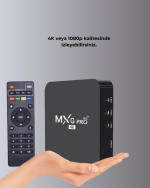 4K Android TV Box – Akıllı Medya Oynatıcı, 2GB RAM, 16GB Hafıza, Wi-Fi Destekli - Görsel 2