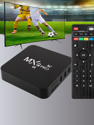 Akıllı Android TV Box – 4K Çözünürlük, 2GB RAM, 16GB Depolama, Hızlı Wi-Fi